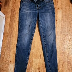 Maurices Dark Blue Skinny Jeans